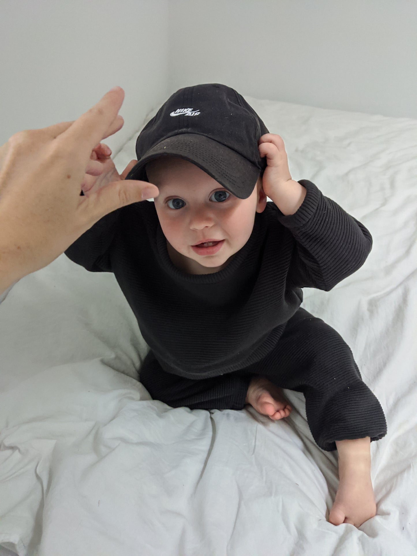 Mini Margot Rippled Cotton Sweatshirt