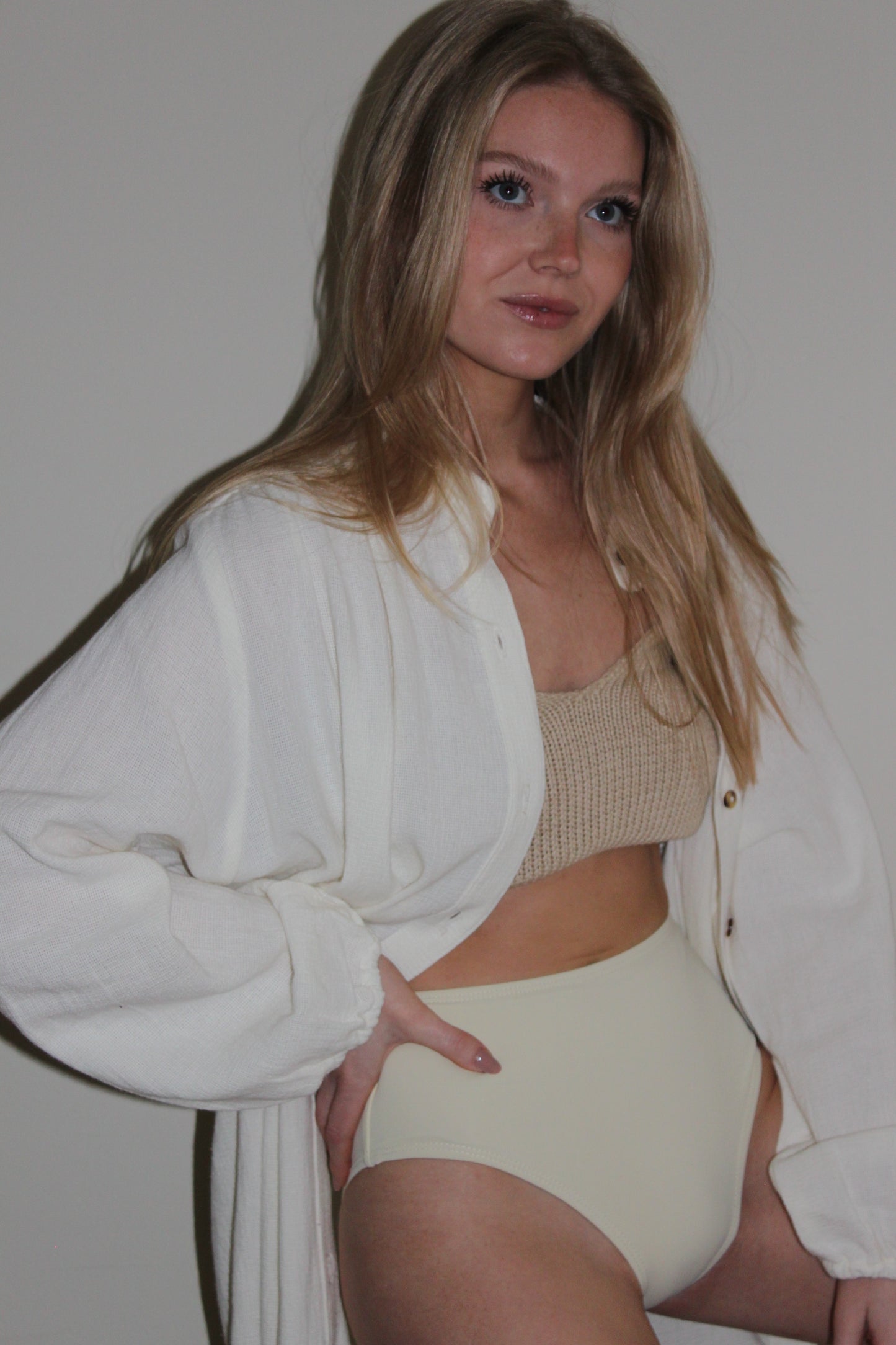 Peyton High Waisted Swim Bottom