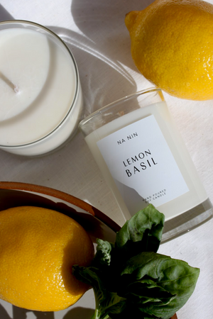 Lemon Basil Candle / Available in 5oz & 8oz