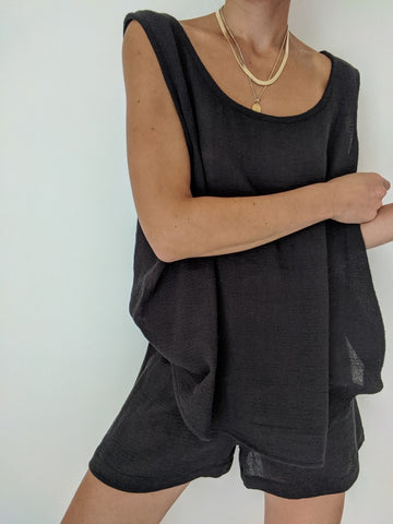 Na Nin Marni Waffled Cotton Tank / Available in Multiple Colors