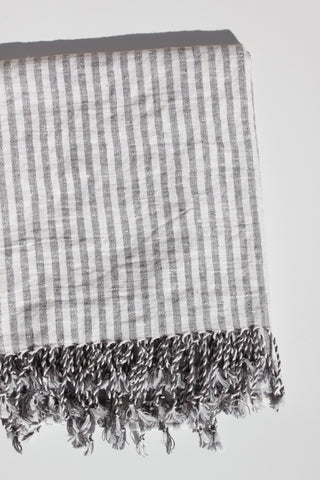 Dodesign Striped Linen Beach Towel