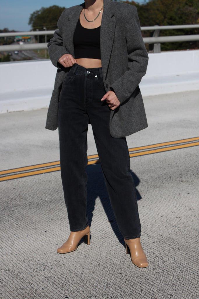 Agolde high rise baggy taper jeans Clearance