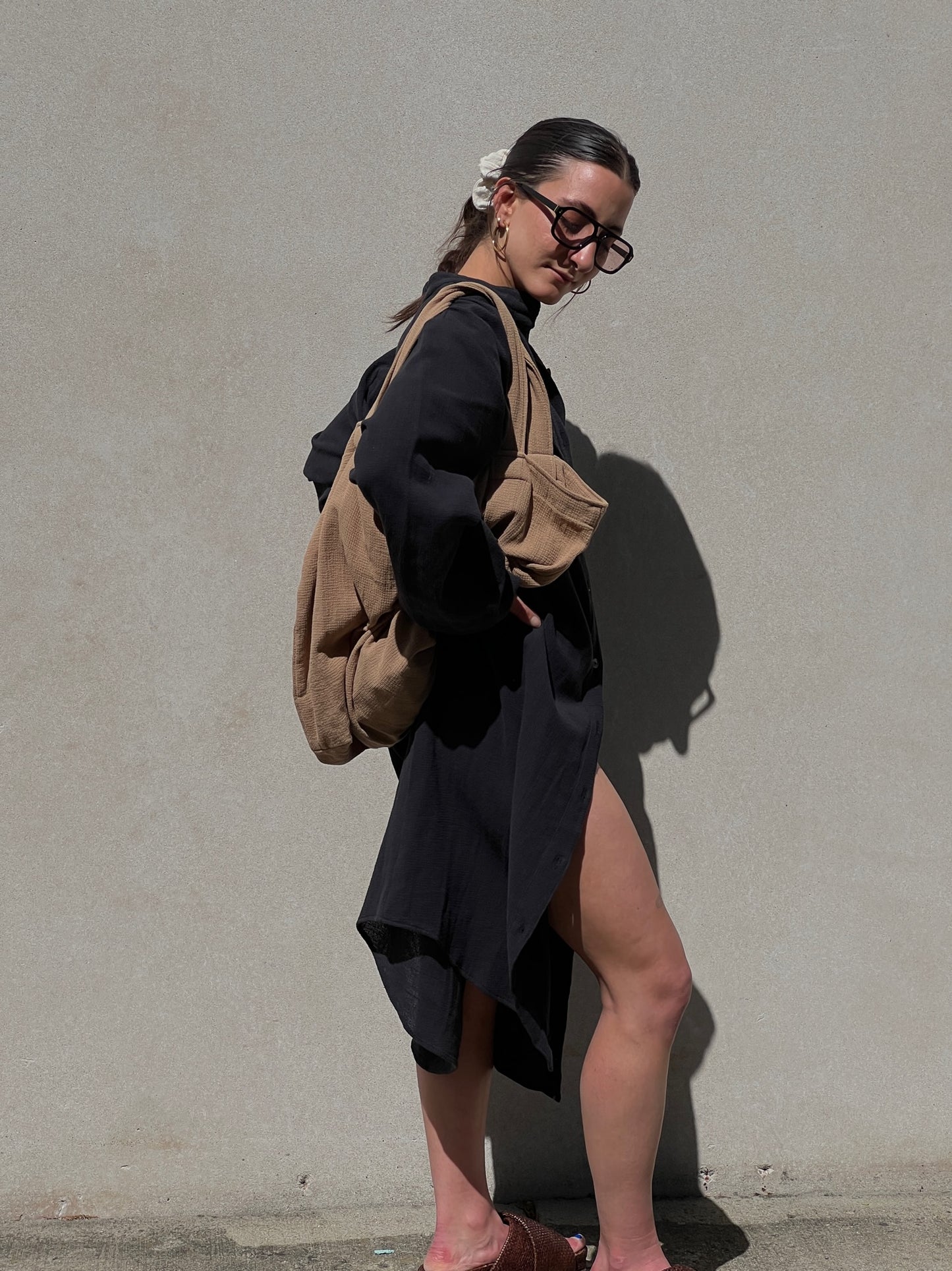 Seconds Gloria Waffled Cotton Tunic Dress