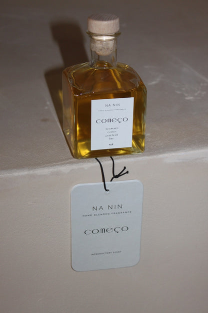 Começo No. 4 Fragrance Card / Seawater, Cotton, Patchouli, Lime