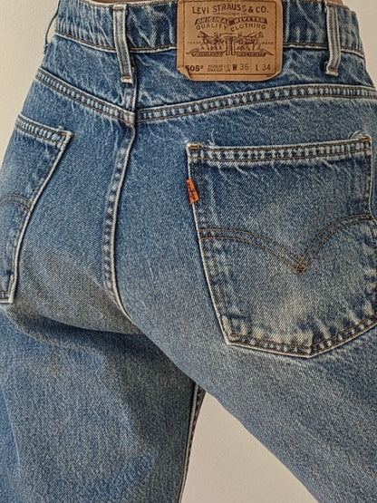 Vintage Levi's 505 Orange Tab Denim