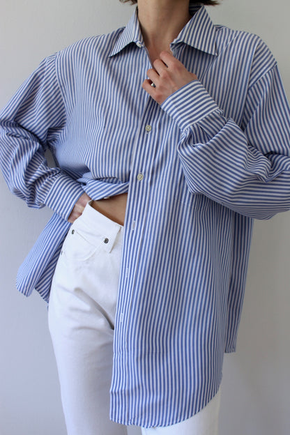 Vintage Sky Striped Button Down Shirt