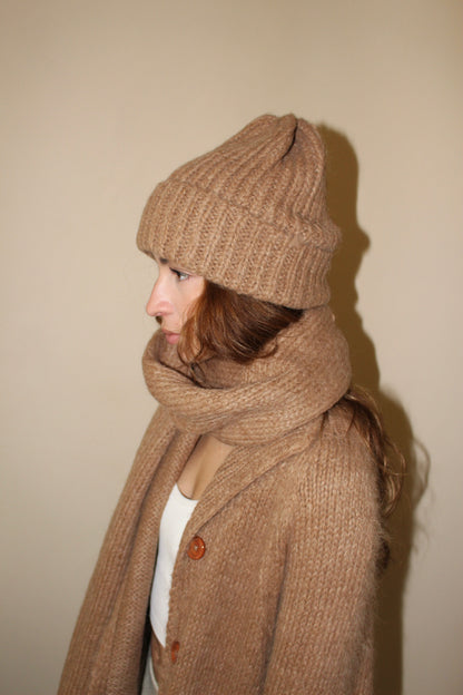 Frankie Knitted Suri Alpaca Hat