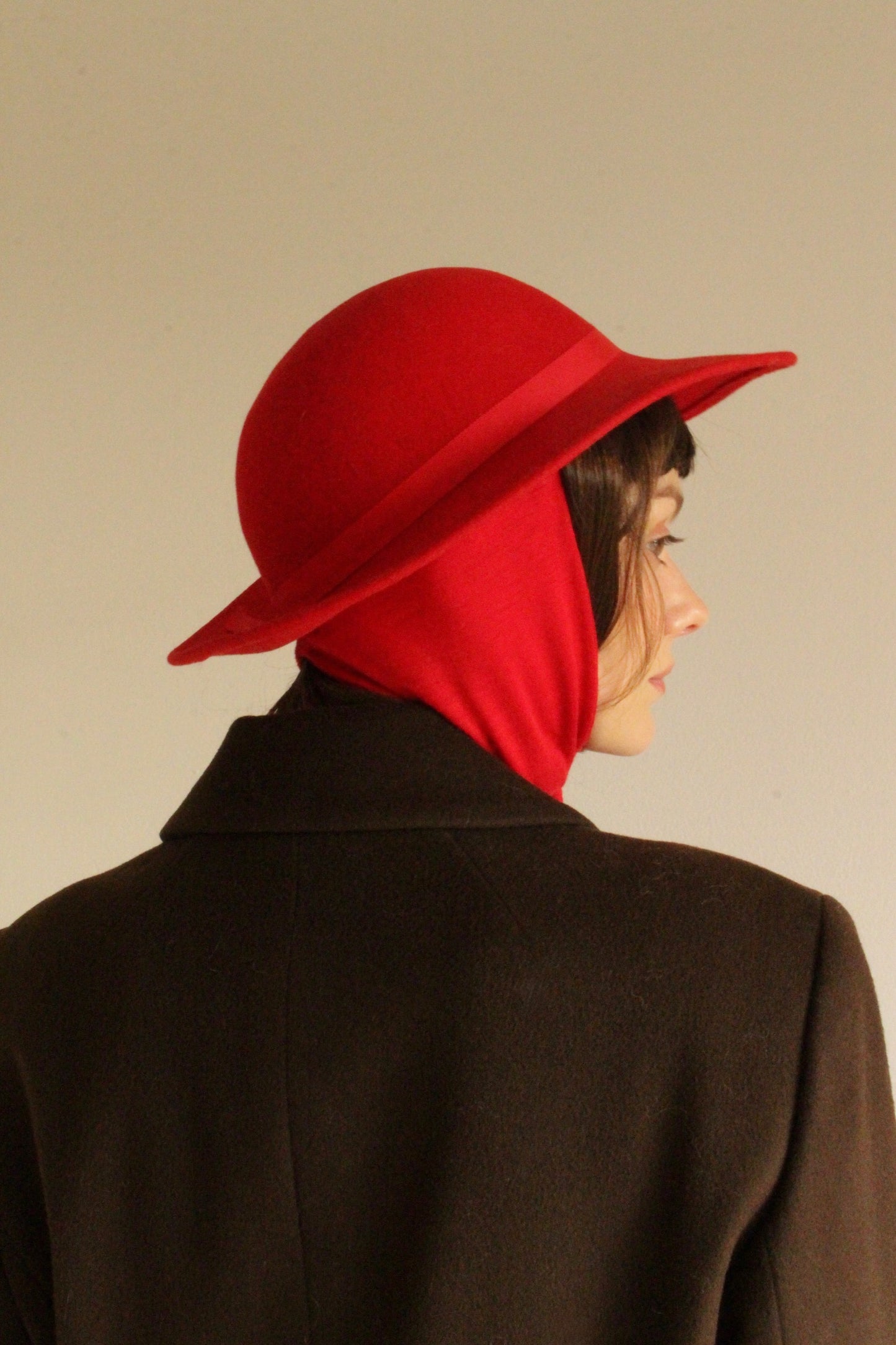 Favorite Vintage Winterberry Felted Wool Tie Hat