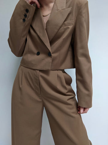 Toffee Twill Pantsuit