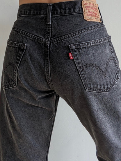Vintage Levi's 505 Faded Black Denim