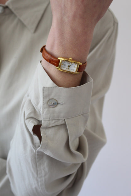 Vintage Anne Klein II Leather Strap Watch