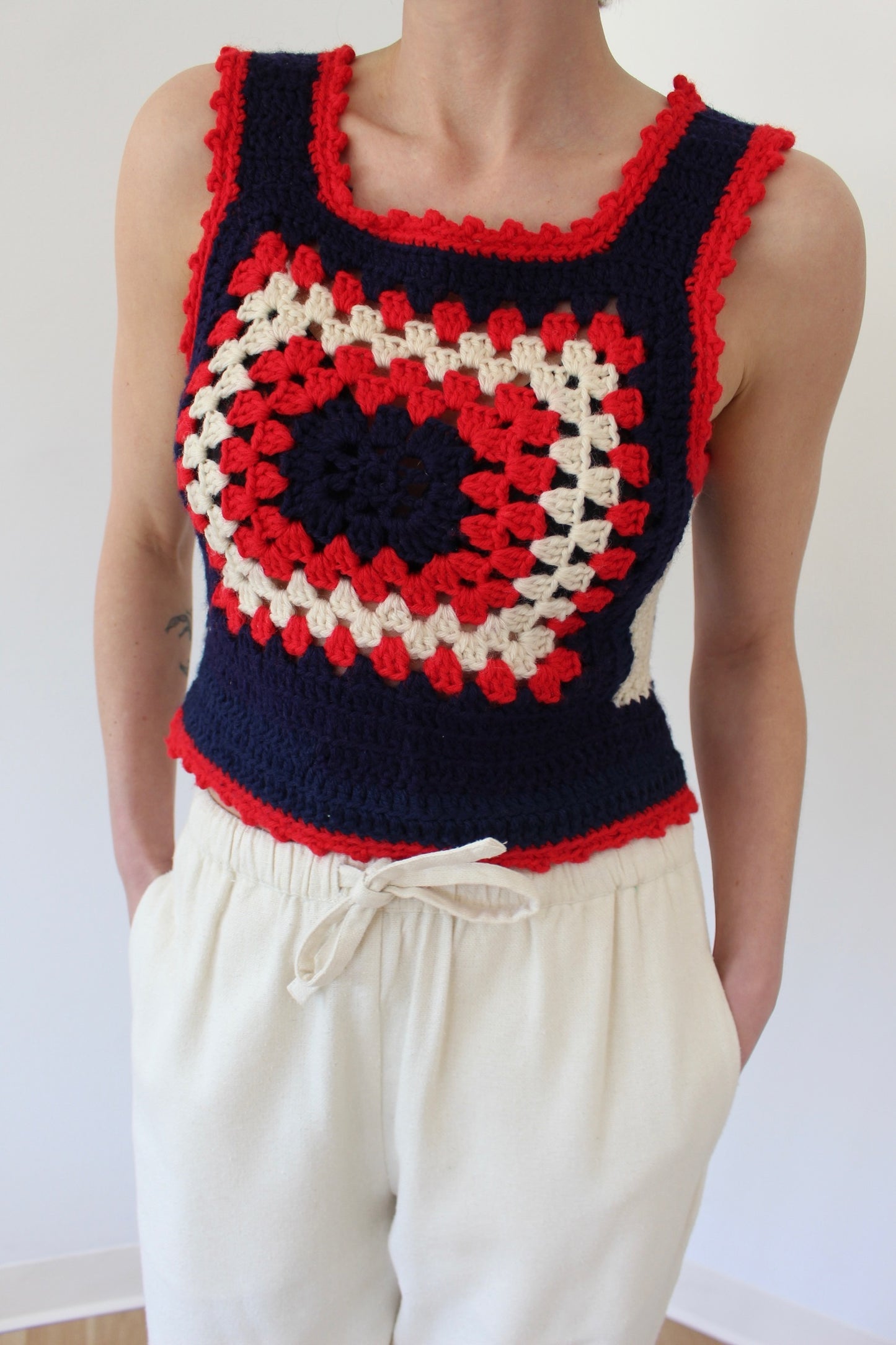 Sweetest Vintage Crocheted Tank
