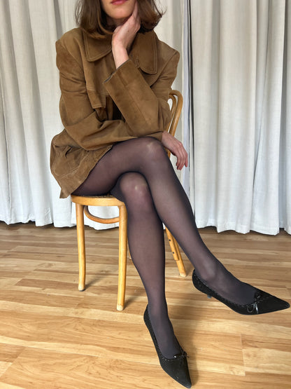 Vintage Russet Suede Chore Coat
