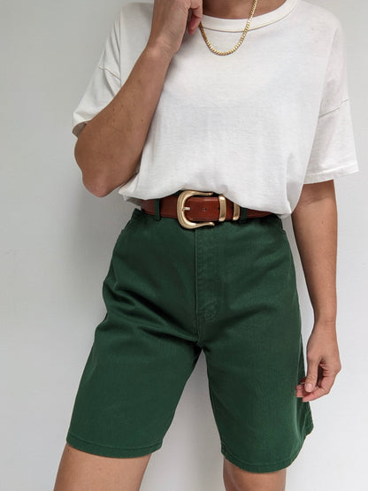 Vintage Pine Denim Shorts