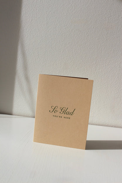 So Glad You're Here No. 38