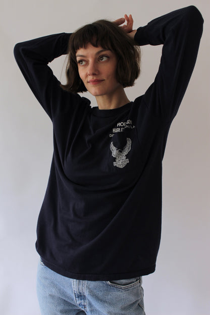 Vintage Harley Davidson Graphic Long Sleeve