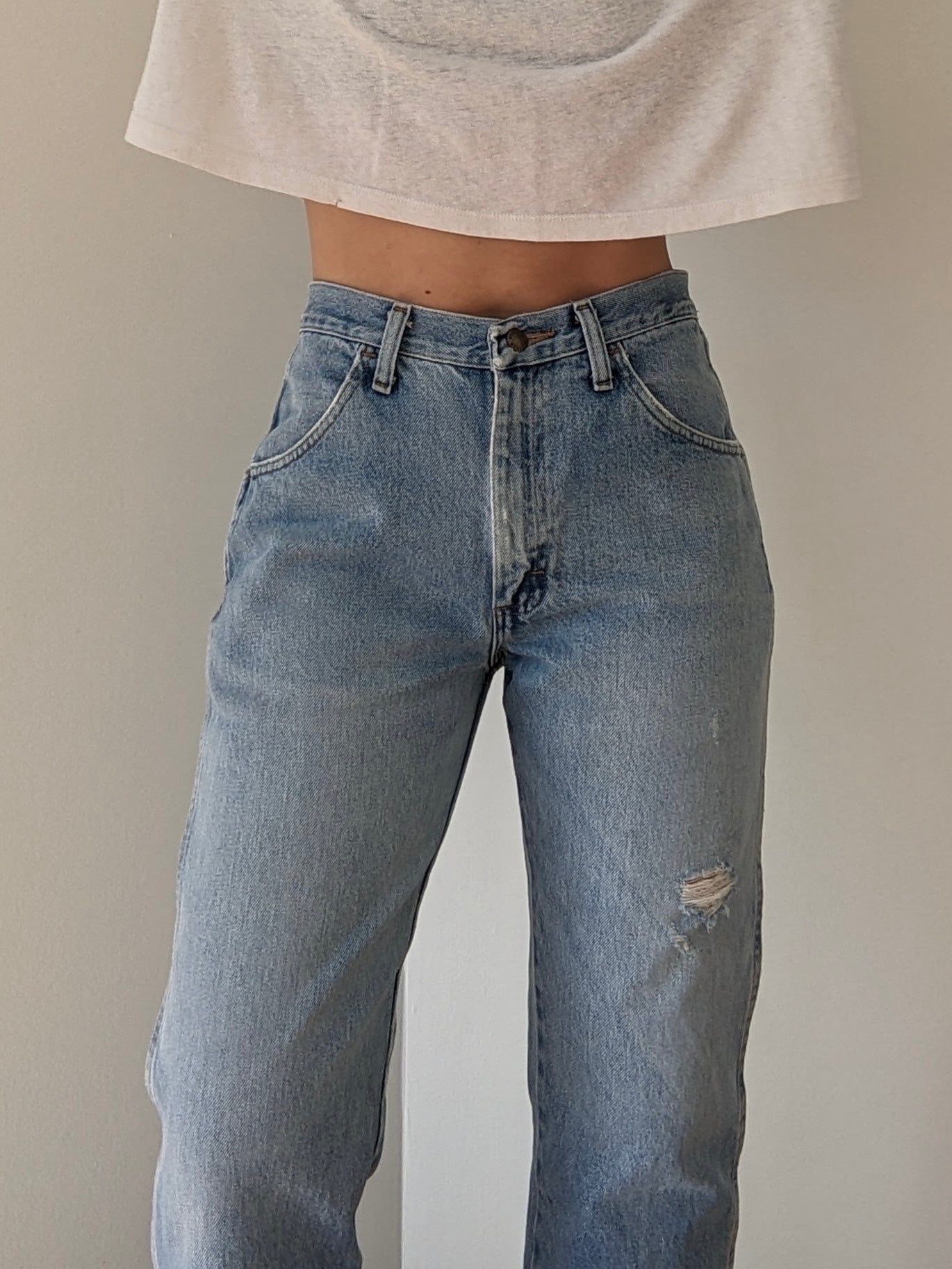 Favorite Vintage Distressed Blue Denim