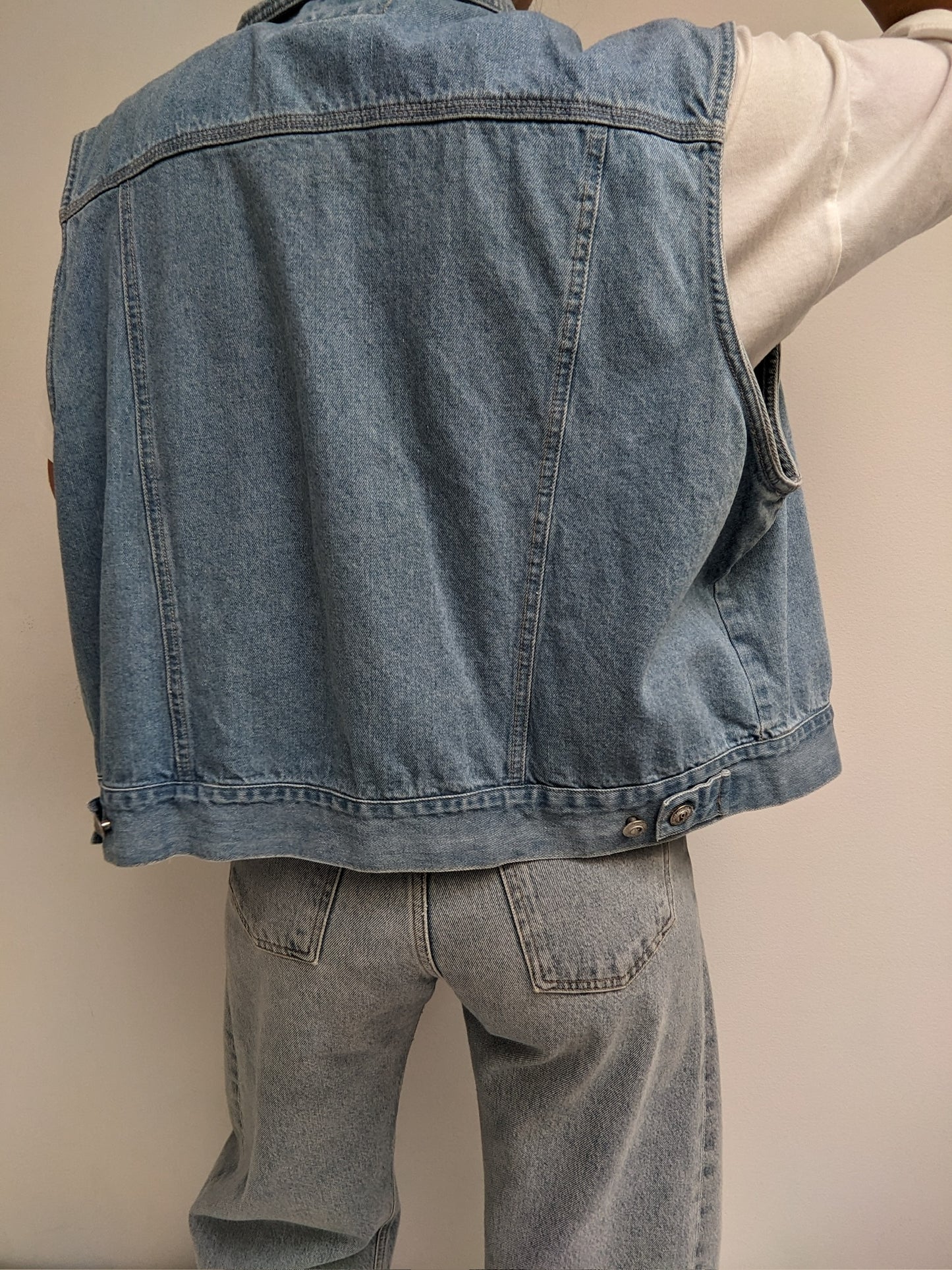 Vintage Blue Denim Vest