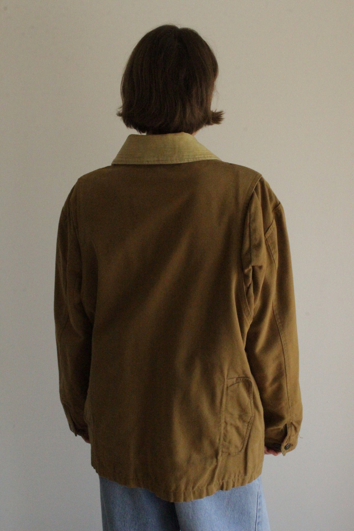 Vintage Orvis Olive Canvas Chore Coat