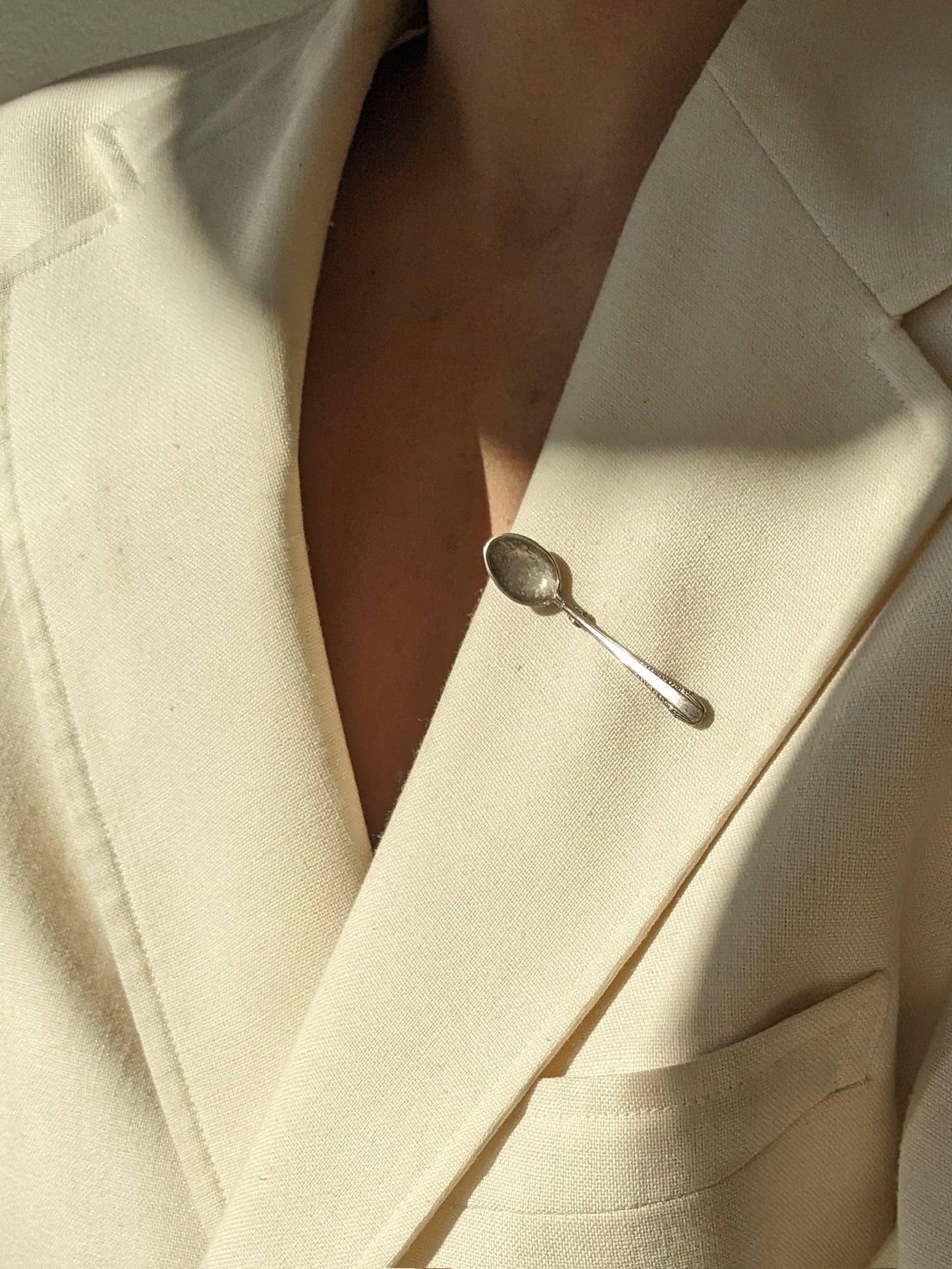 Favorite Vintage Sterling Silver Spoon Brooch