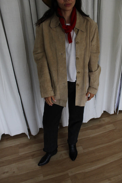 Vintage Biscuit Suede Jacket