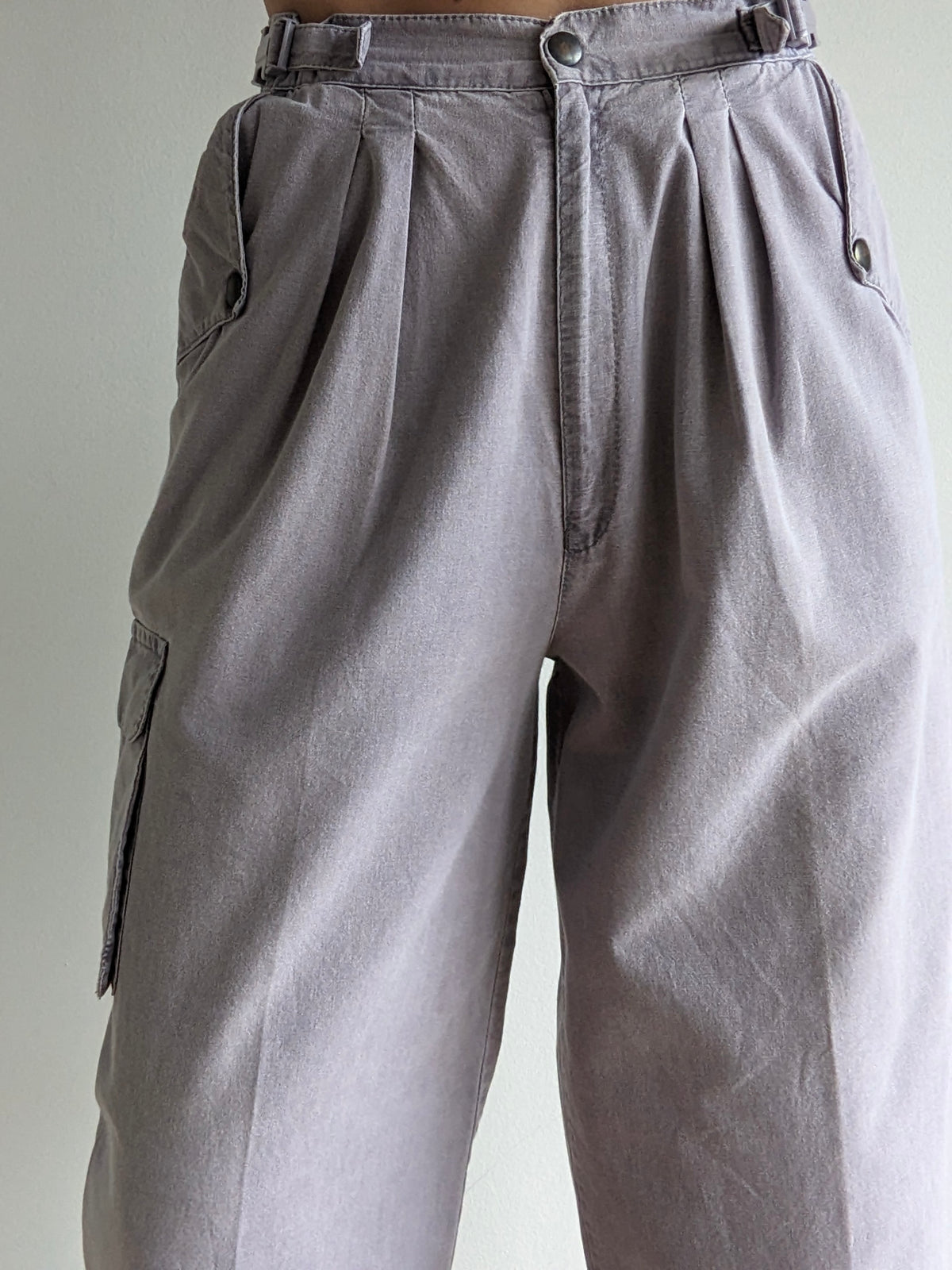Favorite Vintage Stone Cotton Cargo Pants