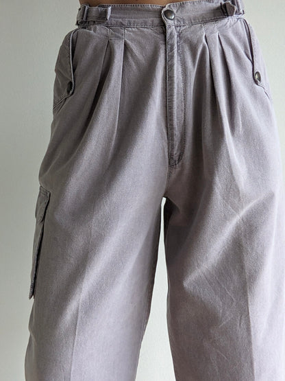 Favorite Vintage Stone Cotton Cargo Pants
