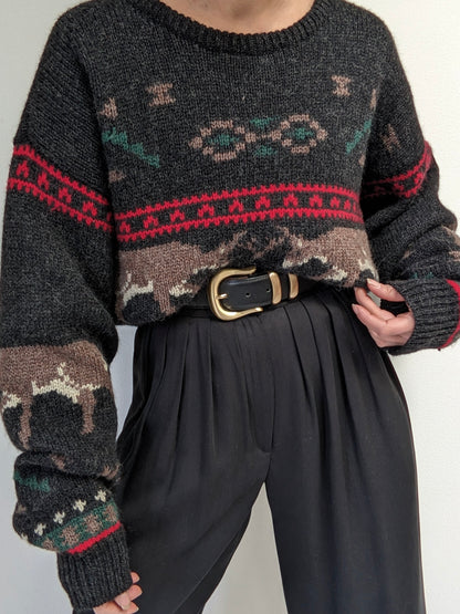 Amazing Vintage Woolrich Winter Wool Sweater