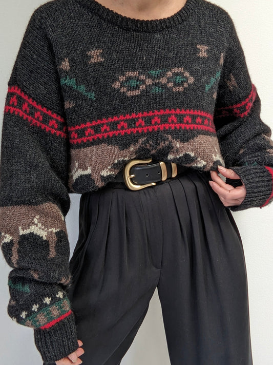 Amazing Vintage Woolrich Winter Wool Sweater