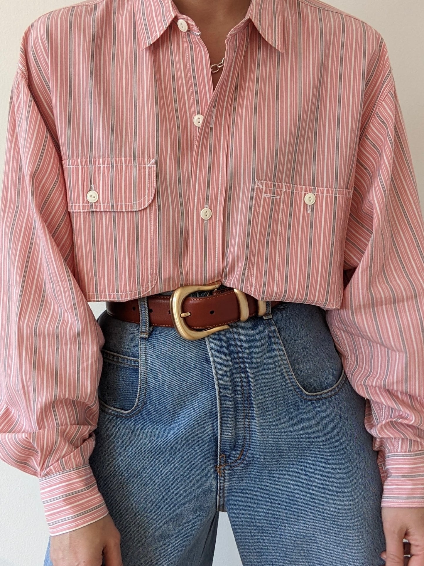 Vintage Ralph Lauren Striped Cotton Shirt