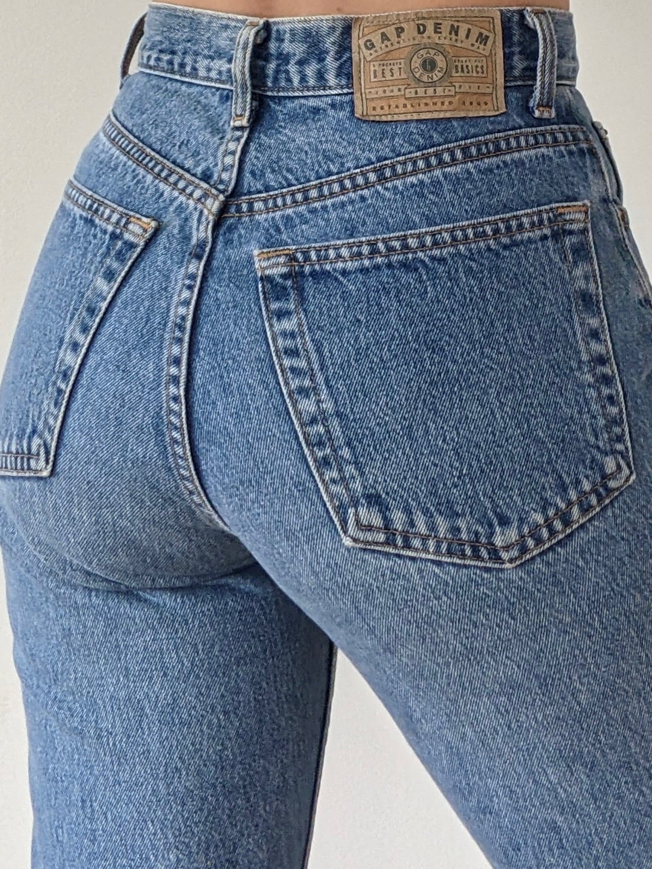 Vintage Cropped Gap Denim