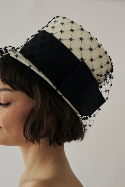 Amazing Vintage Netted Top Hat