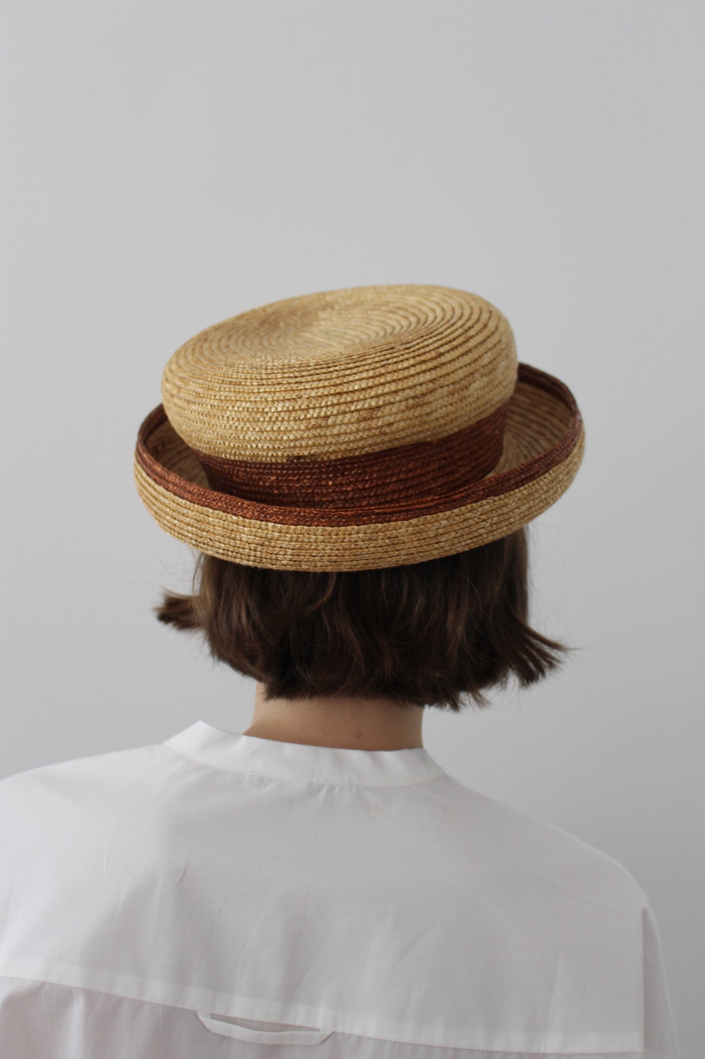 Favorite Vintage Structured Straw Hat