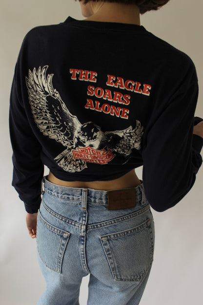 Vintage Harley Davidson Graphic Long Sleeve