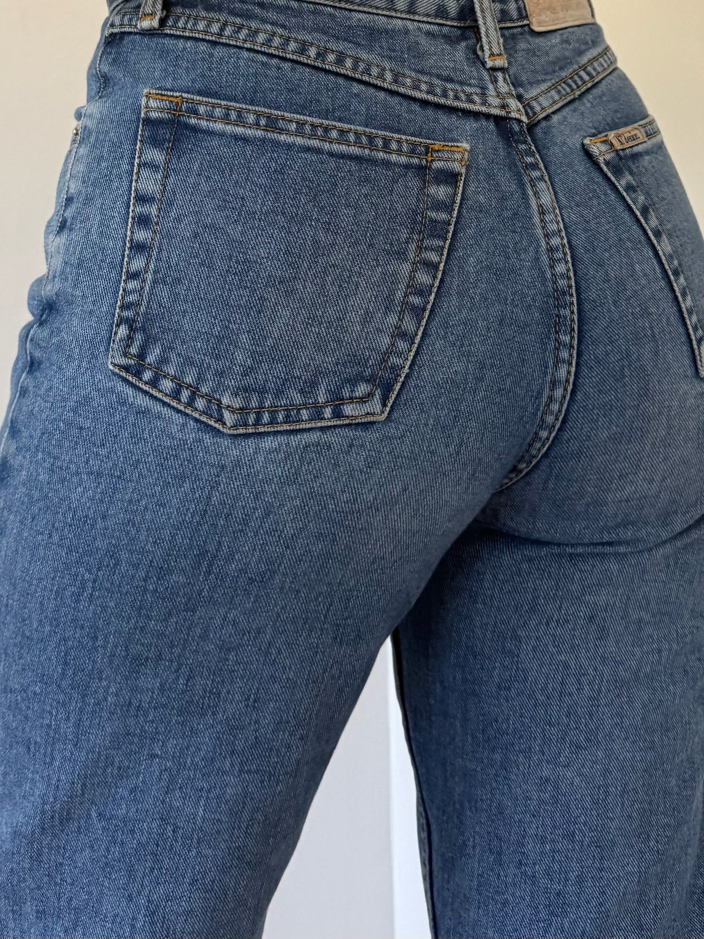 90s High Rise Blue Denim
