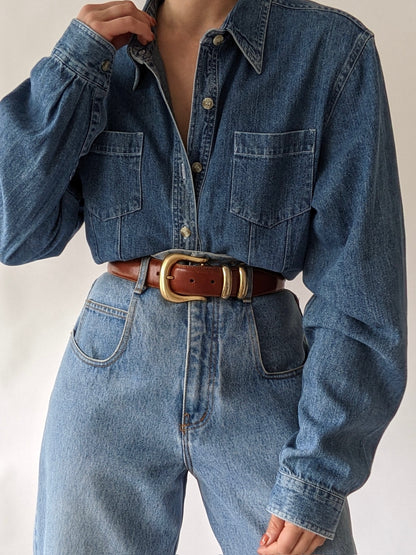 Vintage Denim Button Down