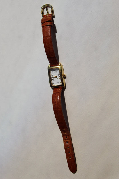 Vintage Anne Klein II Leather Strap Watch