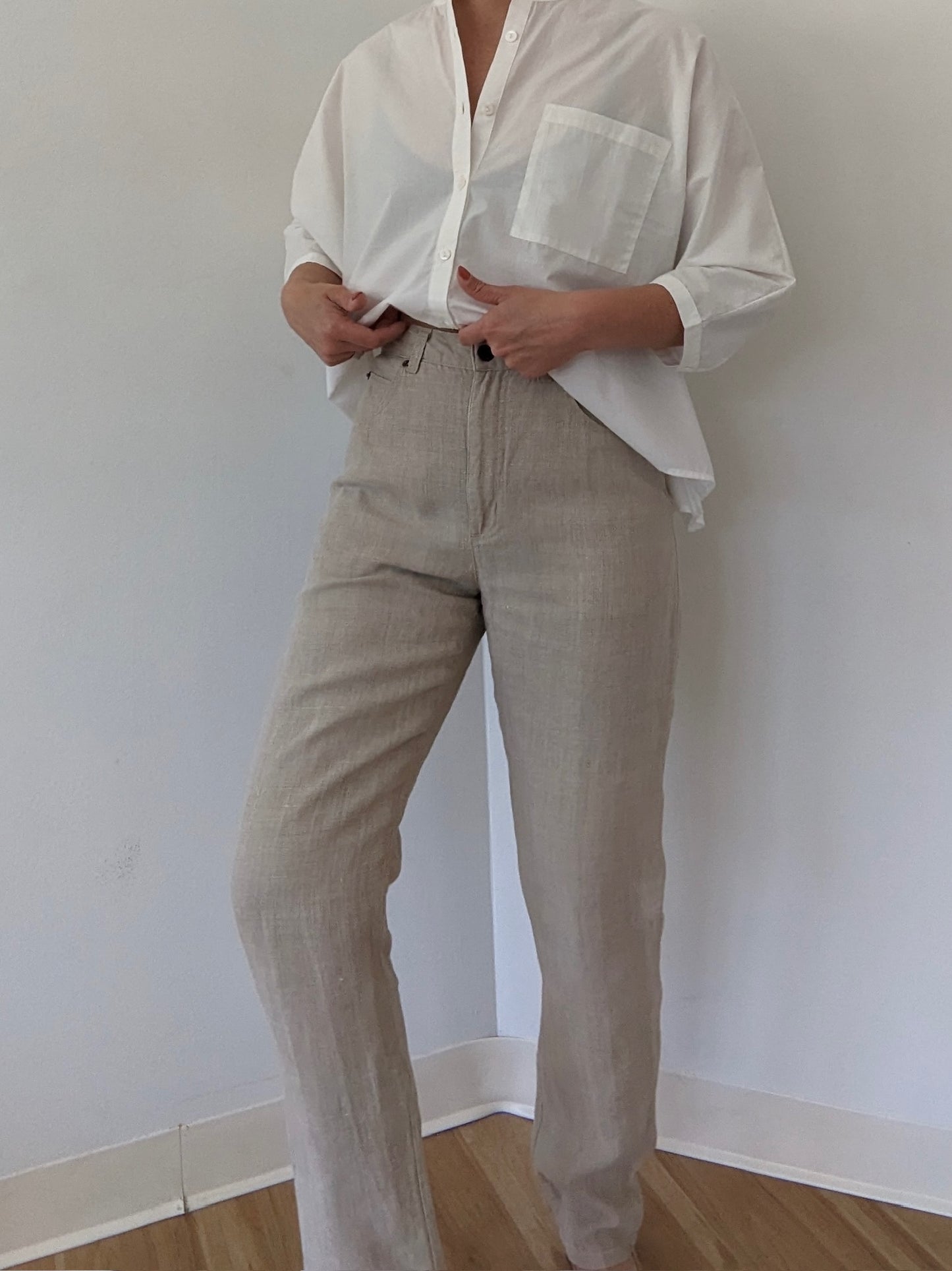 Vintage Banana Republic Woven Linen Pants