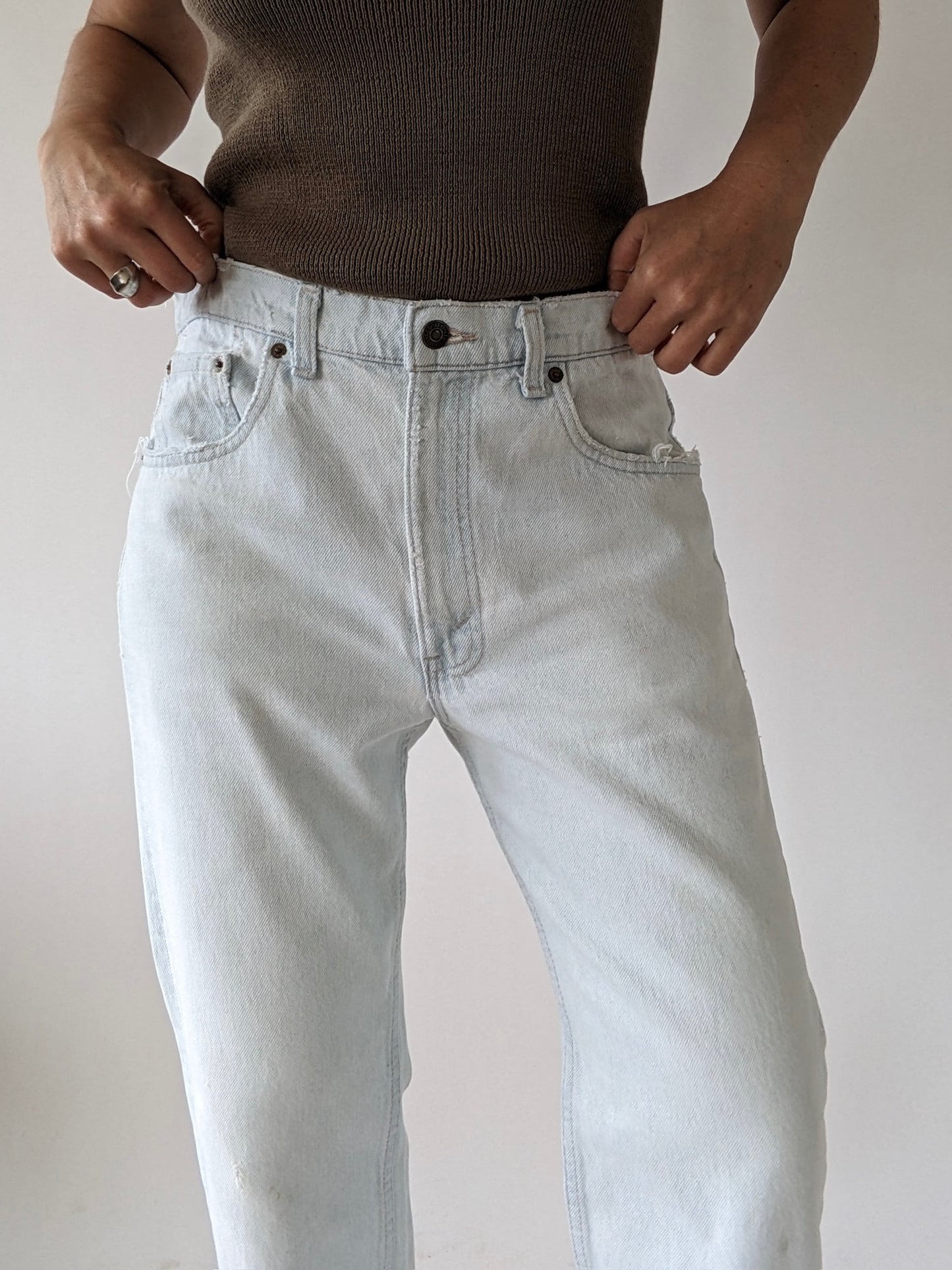 Vintage Levi's Distressed & Bleached Denim