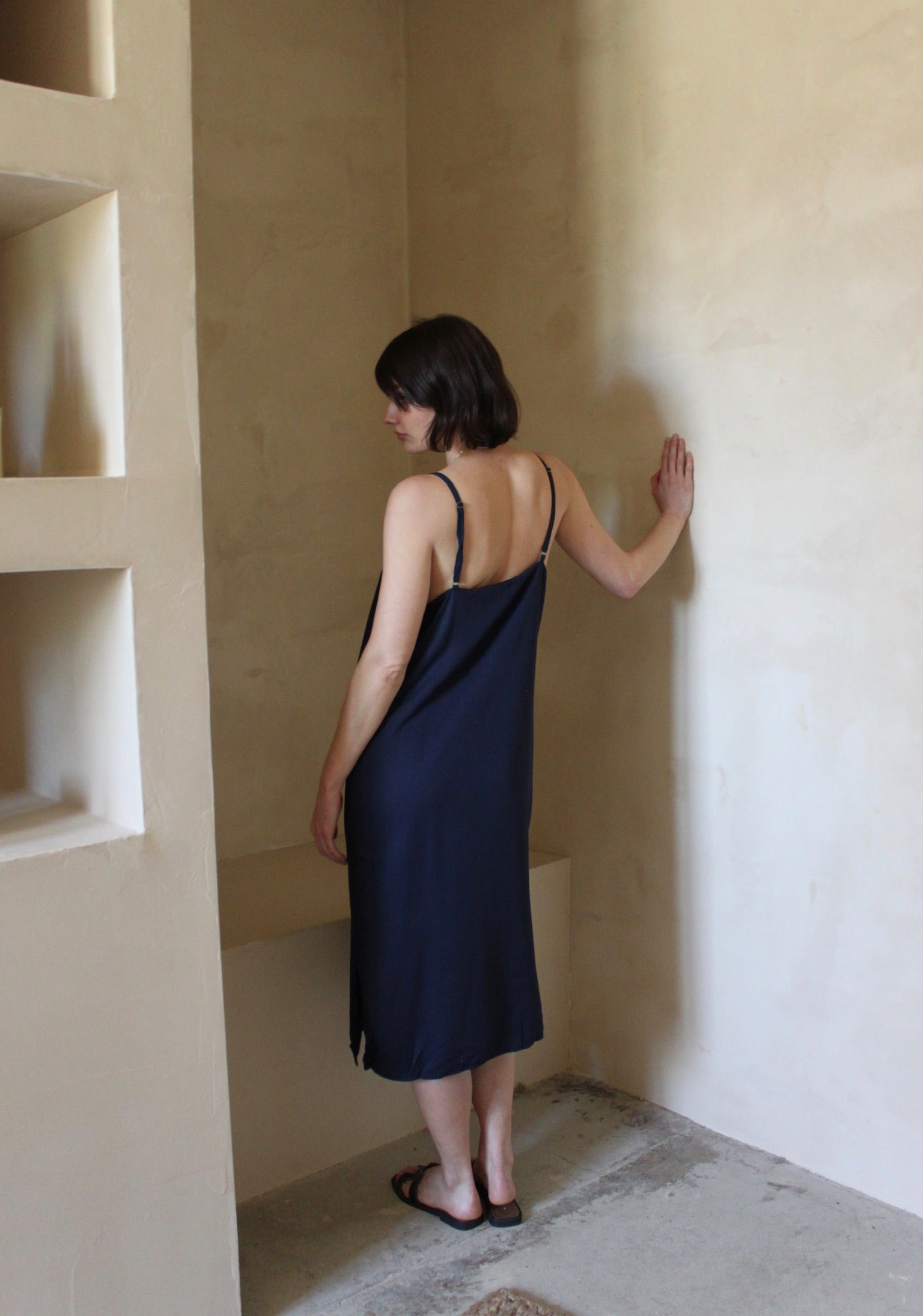 vintage silk slip dress Retiring Rose Vintage Wash Modal Slip Dress – NA NIN
