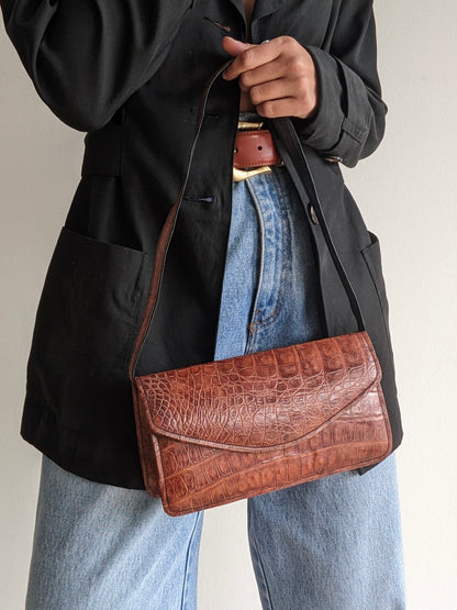 Vintage Crocodile Leather Purse