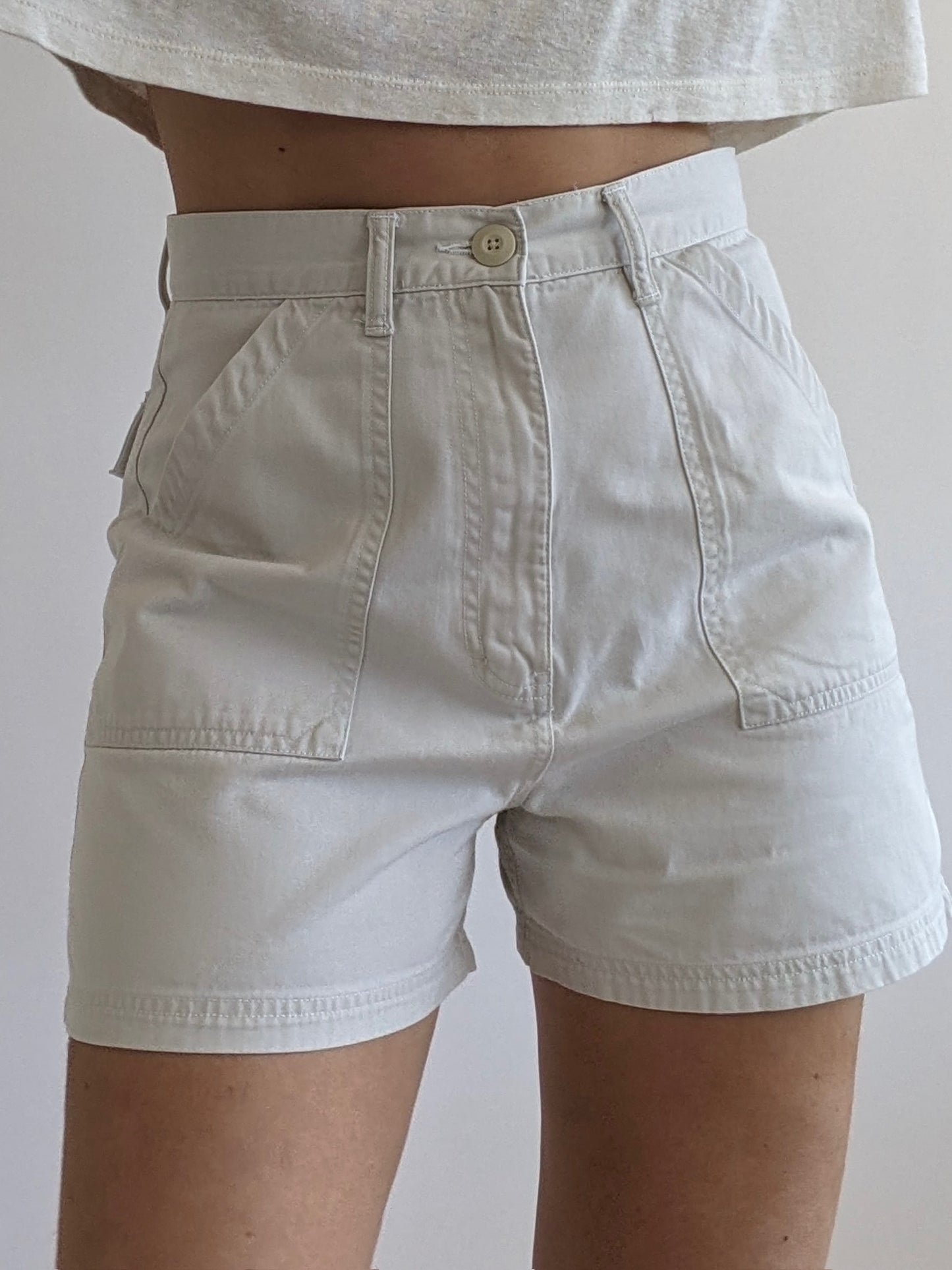 90s Khaki Cotton Shorts