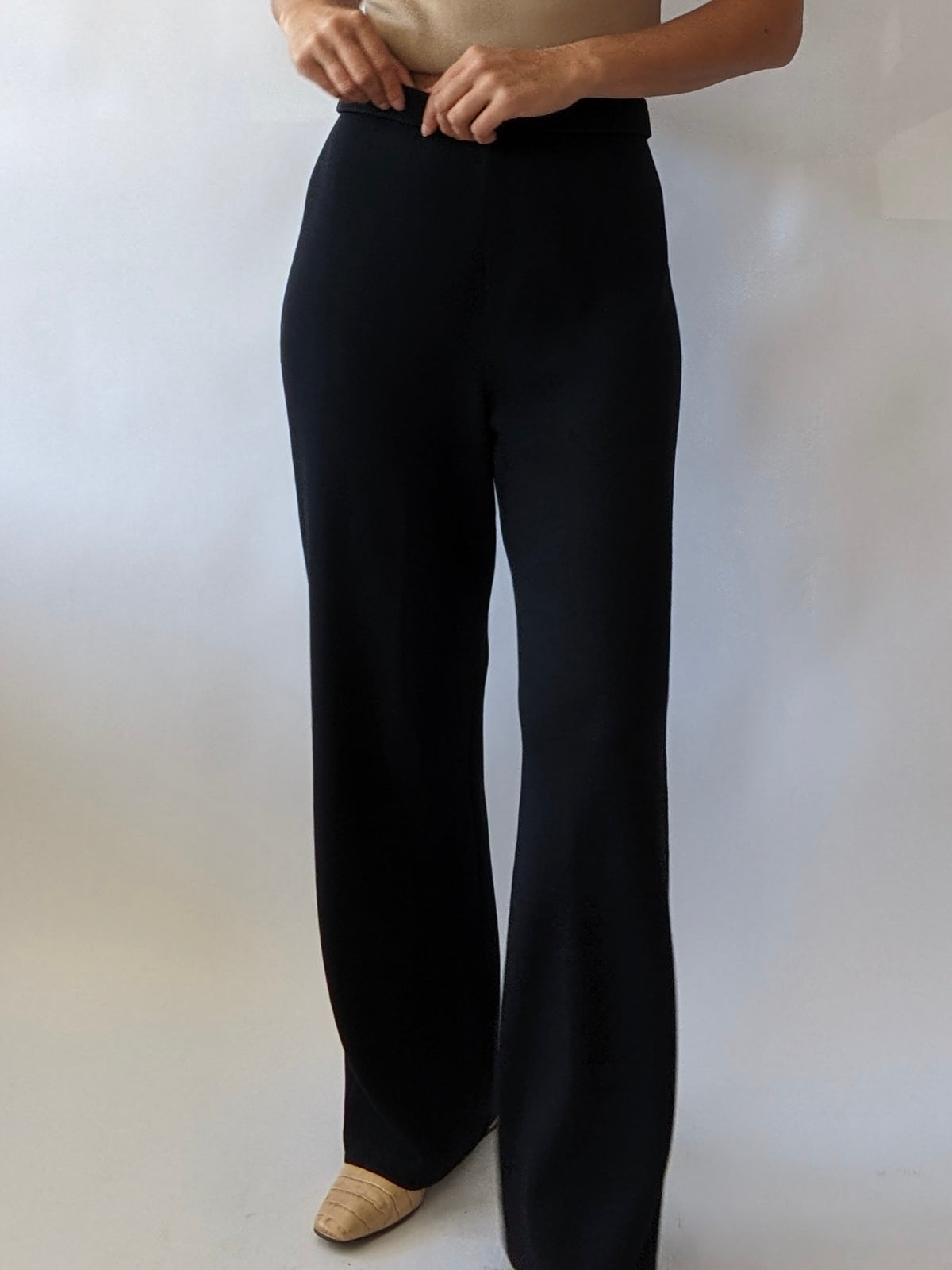 Vintage St. John Onyx Knit Pants