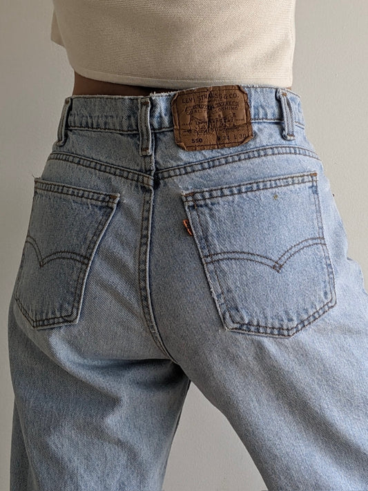 Vintage Levi's 550 Orange Tab Jeans
