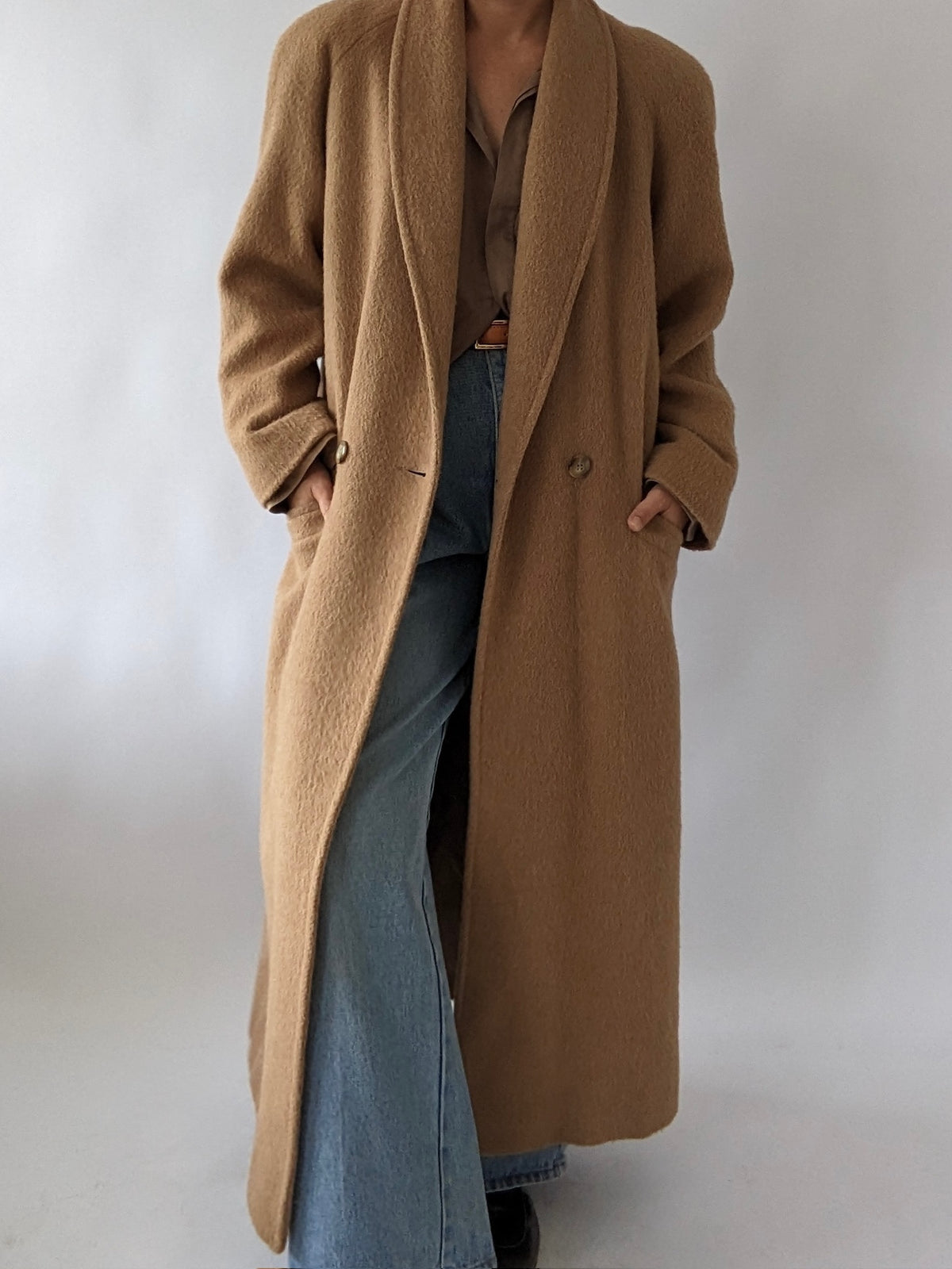 Incredible Vintage Toffee Wool Coat