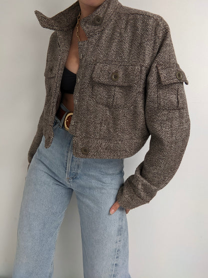 Favorite Ultra-Cropped & Woven Jacket