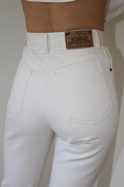 Favorite Vintage High Rise White Denim