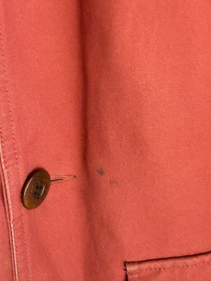 Vintage Brick Cotton Chore Coat
