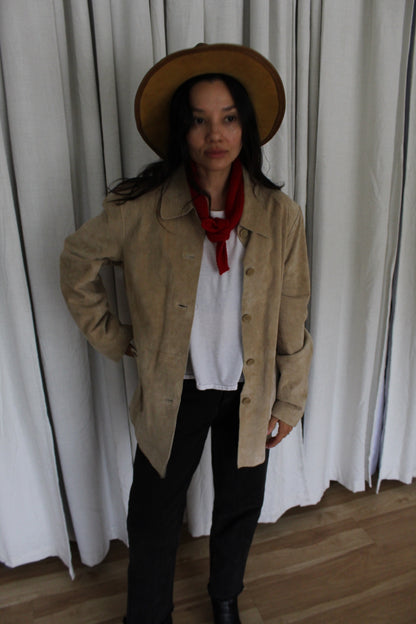 Vintage Biscuit Suede Jacket
