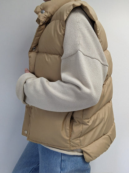 Vintage Camel Down Puffer Vest